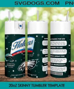 Philadelphia Eagles Car 20oz Tumbler Wrap PNG, Eagles NFL 20oz Tumbler Wrap PNG