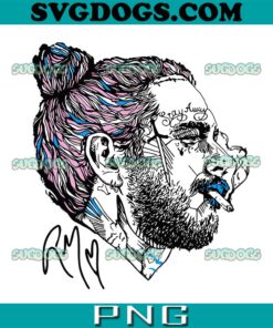 Post Malone PNG, Vintage Comfort Colors PNG