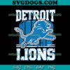 Retro Detroit Lions Logo SVG, Detroit Lions NFL SVG PNG EPS DXF