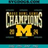 Rose Bowl Game Champions Michigan NCAA SVG, Michigan Wolverines SVG PNG EPS DXF