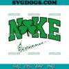 Four Leaf Clover Nike Logo St Patricks Day SVG, Nike Patricks SVG PNG EPS DXF