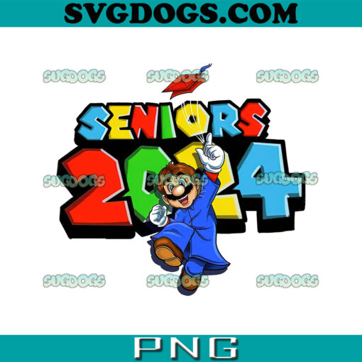 Super Mario Senior 2024 PNG, Senior Class Of PNG