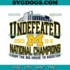 National Championships Michigan Beat Everybody SVG, Michigan Wolverines SVG PNG DXF EPS