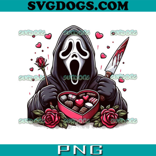 Valentine Scream PNG, Ghostface Valentine PNG