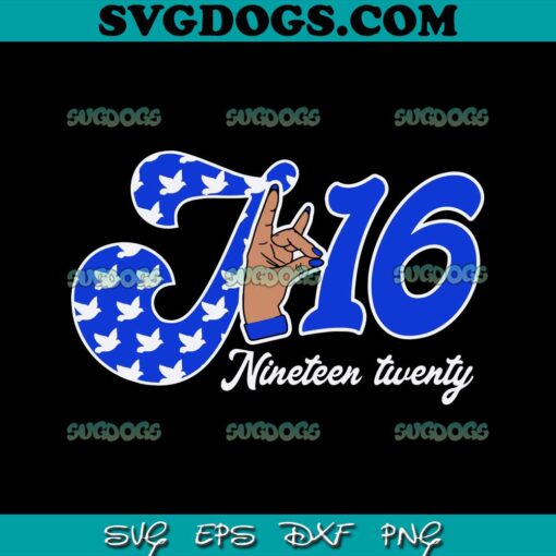 Zeta January 16 Nineteen Twenty SVG, Zeta Phi Beta Sorority SVG PNG DXF EPS