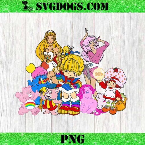 80s Cartoons Retro PNG, Rainbow Brite PNG