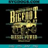 American BigFoot Monster Truck SVG, Diesel Power SVG PNG EPS DXF