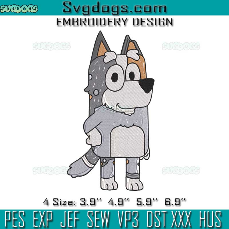 Bluey Bob Embroidery Bluey Bob Embroidery