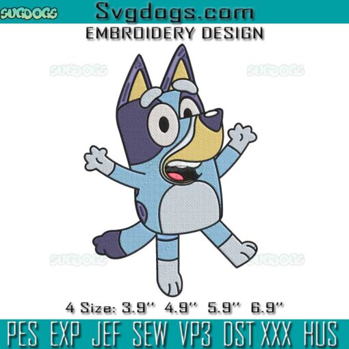 Bluey Cartoon Embroidery