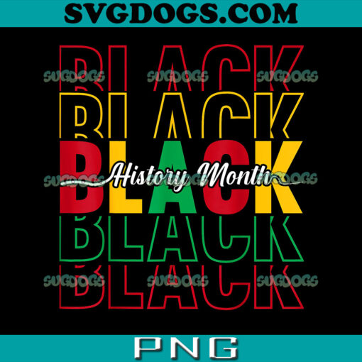 Board letters Black History Month PNG