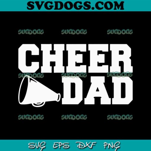 Cheer Dad SVG, Cheerleader SVG, Allstar Cheer SVG,  Cheer Dad Gift