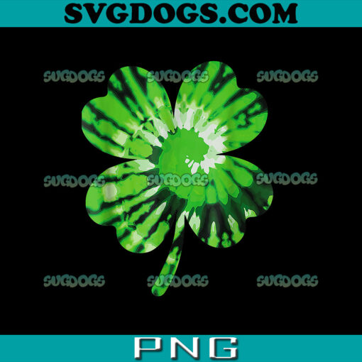 Cute Shamrock St Patrick’s Day PNG, St Patricks Day Tie Dye PNG