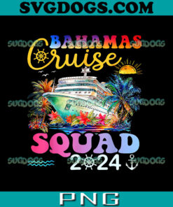 Family Cruise Squad Bahamas 2024 PNG, Summer Matching Vacation PNG