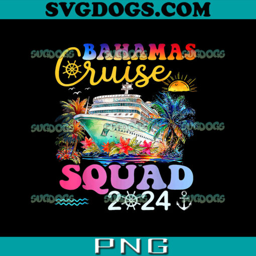 Family Cruise Squad Bahamas 2024 PNG, Summer Matching Vacation PNG
