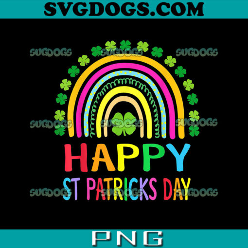 Happy St Patrick’s Day Rainbow PNG