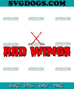 Hockey Red Wings Detroit NHL SVG PNG EPS DXF