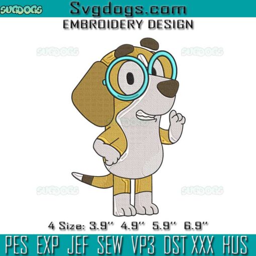 Honey Embroidery, Bluey Embroidery