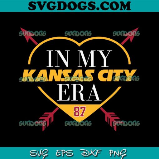 In My Kansas City Era 87 SVG, Retro Groovy Kelce And Taylor SVG PNG EPS DXF