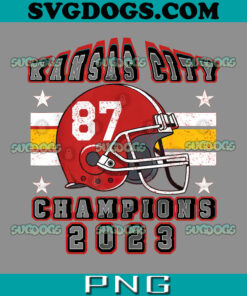 Kansas City 87 Champions 2023 PNG, Kansas City Chiefs Super Bowl PNG