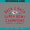 Kansas City Chiefs Super Bowl LVIII Champions Roster Autograph Signing SVG, Kc Chiefs Super Bowl SVG PNG DXF EPS