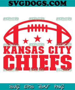 Kansas City Chiefs Football Stars Vintage SVG, KC Chiefs Football SVG, NFL Football Team SVG PNG EPS DXF