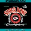 Kansas City Chiefs Super Bowl LVIII Champions Counting Points Score SVG, Chiefs Super Bowl LVIII Champions SVG PNG DXF