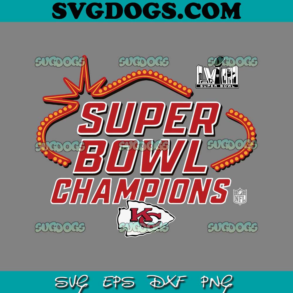 Kansas City Chiefs Super Bowl LVIII Champions SVG PNG