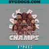 Super Bowl Chiefs Champions PNG