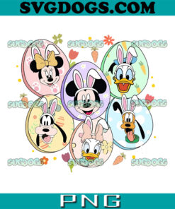 Mickey And Friends Easter PNG, Easter PNG, Funny Easter PNG
