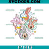 Disney Mickey Friends Happy Easter PNG, Easter Eggs PNG