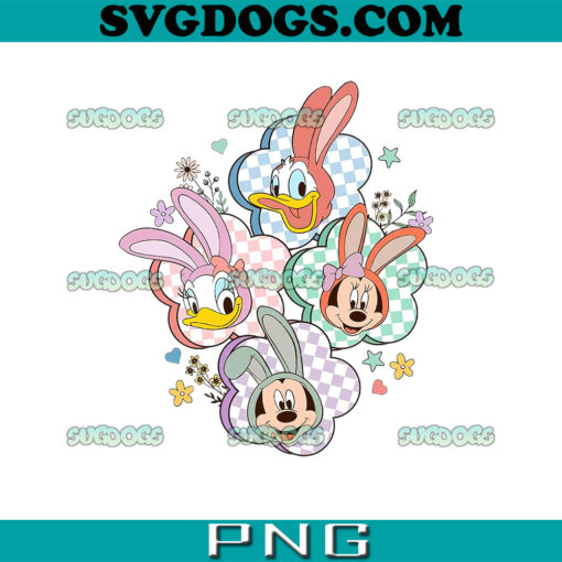 Mouse And Daisy Duck Happy Easter PNG, Happy Easter Day Mickey And Friend Disney Easter PNG