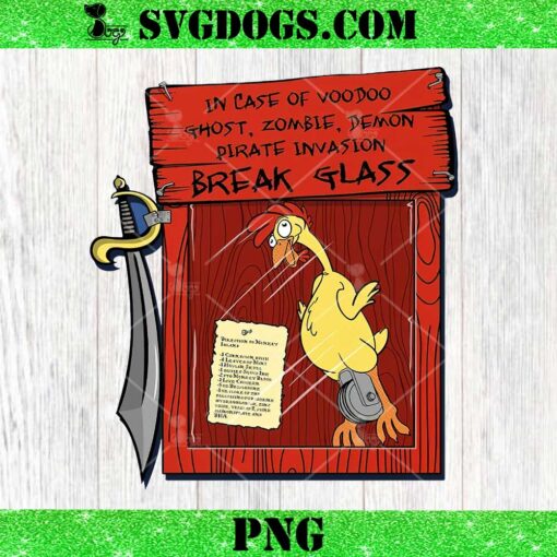 Pirate Invasion Kit PNG, Rooster Break Glass PNG