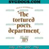 Property Of The Tortured Poets Department SVG, Taylor Swift SVG PNG EPS DXF