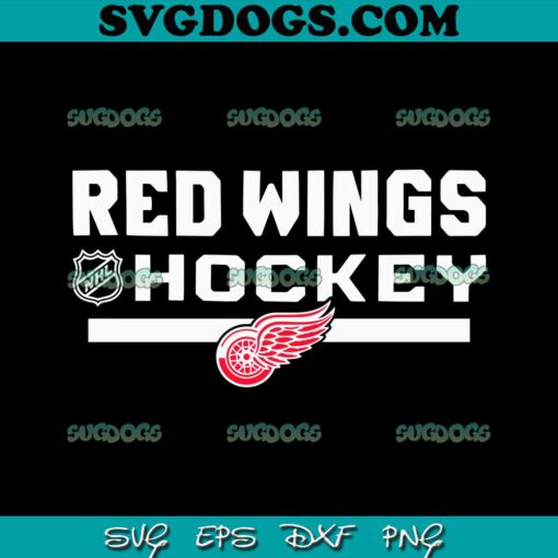 Red Wings Hockey NHL Detroit SVG, Detroit Red Wings SVG PNG EPS DXF