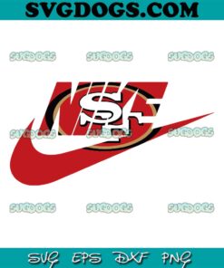 San Francisco 49ers Nike Logo SVG, San Francisco 49ers Super Bowl SVG PNG DXF EPS