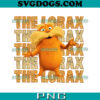 The Lorax Embroidery PNG, Lorax Dr Seuss PNG