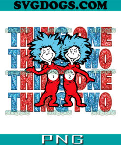 Sequin Thing 1 Thing 2 PNG, Little Miss Thing PNG, Faux Embroidery PNG