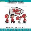 Snoopy The Peanuts San Francisco 49ers Embroidery