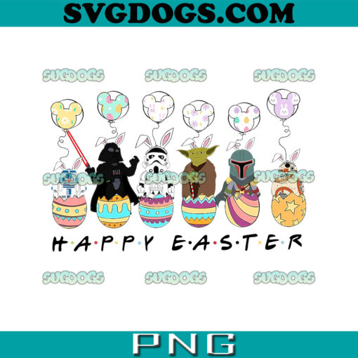 Star Wars Happy Easter PNG, Movie Characters Bunny Happy Easter Egg PNG