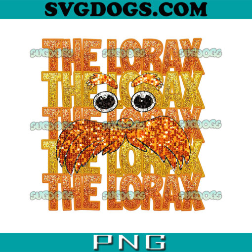 The Lorax Embroidery PNG, Lorax Dr Seuss PNG