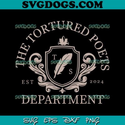 The Tortured Poets Department Est 2024 SVG PNG, Taylor Swift TTPD Album ...