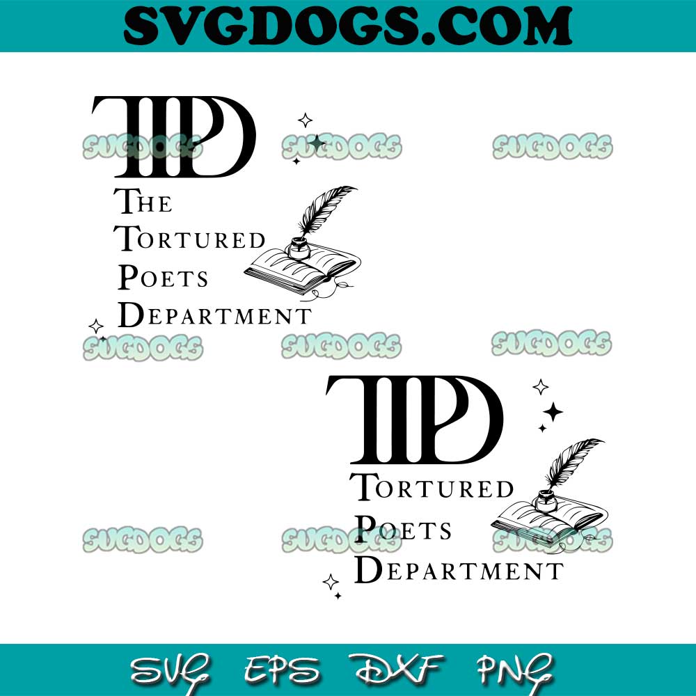 The Tortured Poets Department SVG Bundle, TTPD Album SVG PNG DXF EPS