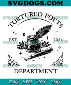 Tortured Poets Department The Eras Tour SVG, Taylor Swift TTPD Album SVG PNG DXF EPS