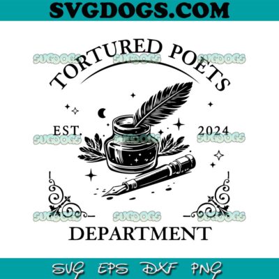 Tortured Poets Department The Eras Tour SVG, Taylor Swift TTPD Album ...