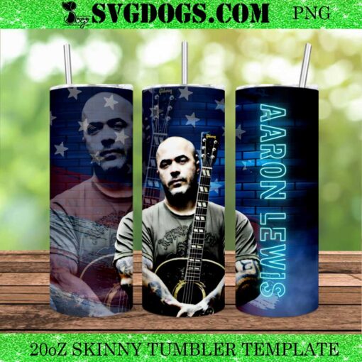 Aaron Lewis 20oz Tumbler Wrap PNG File