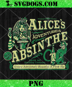 Alice’s Adventures with Absinthe PNG, Drink Me Distilling Company PNG