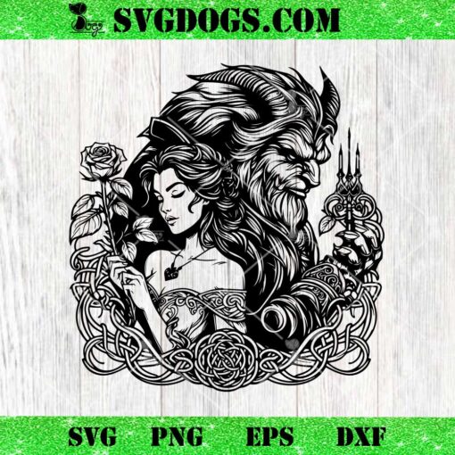 Beauty And The Beast SVG PNG DXF EPS