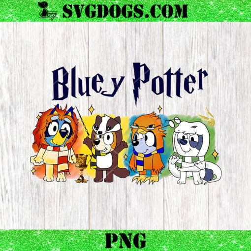 Bluey Harry Potter PNG