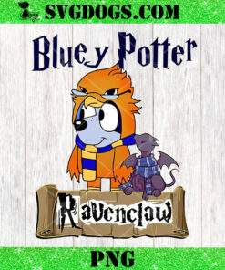 Bluey Potter Ravenclaw PNG, Potter Magic Castle School PNG, Bluey Harry Potter PNG
