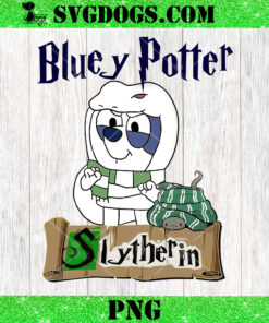 Bluey Potter Slytherin PNG, Bluey Wizard School PNG, Bluey Harry Potter PNG